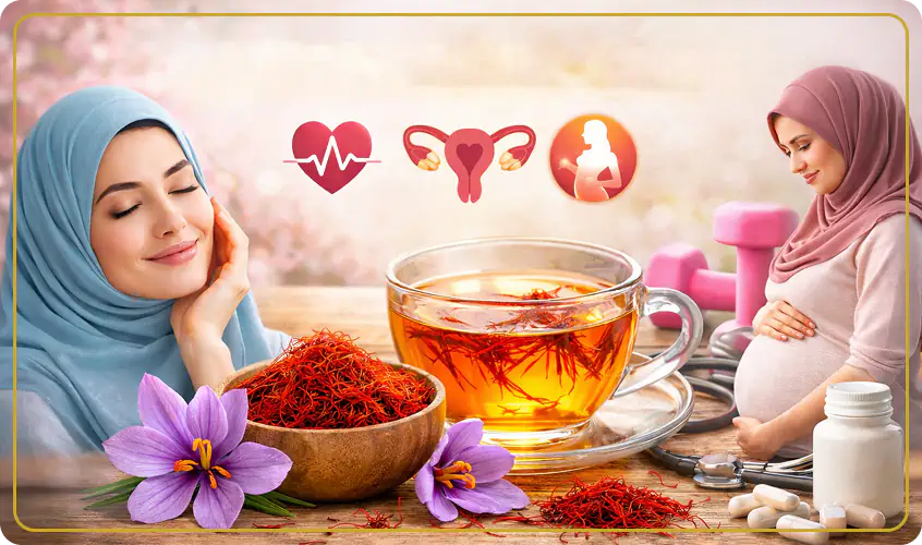فواید زعفران برای زنان