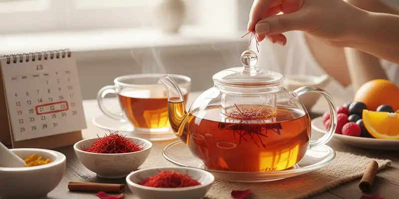 طریقه مصرف زعفران برای زنان