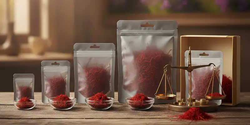 خرید زعفران پاکتی