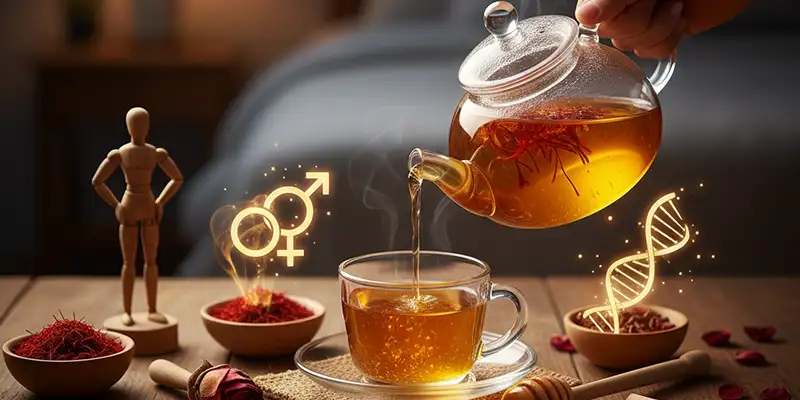 تقویت قوای عمومی و عملکرد جنسی با زعفران و عسل