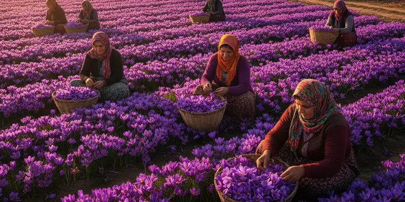 زعفران در سال چند بار برداشت میشود