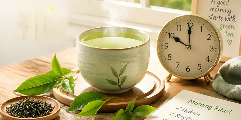 زمان خوردن چای سبز برای کبد چرب
