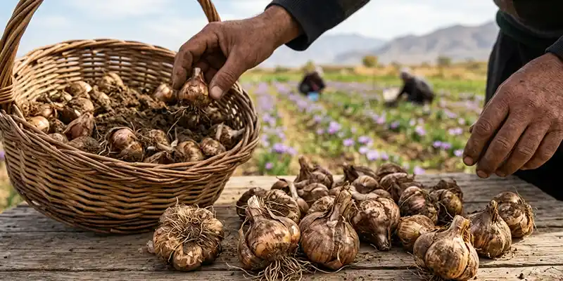 انواع پیاز زعفران