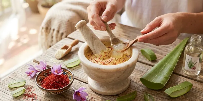 فواید زعفران برای پوست صورت