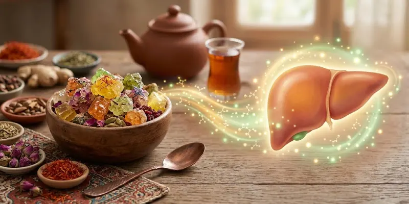 فواید نبات برای کبد